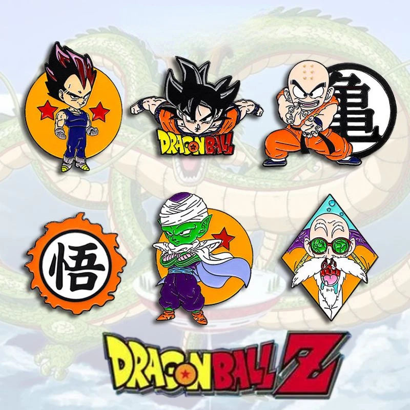 Dragon Ball Creative Badge Goku Piccolo Turtle Immortal Rochi