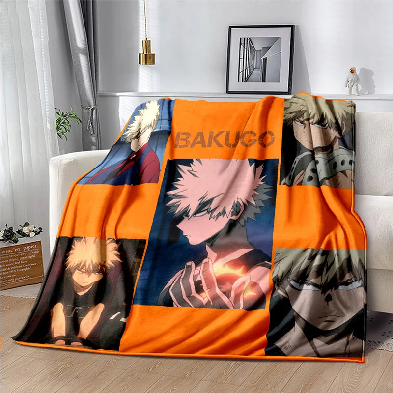 HUNTER X HUNTER Throw Blanket Anime Soft Cover Lightweight Warm Blankets