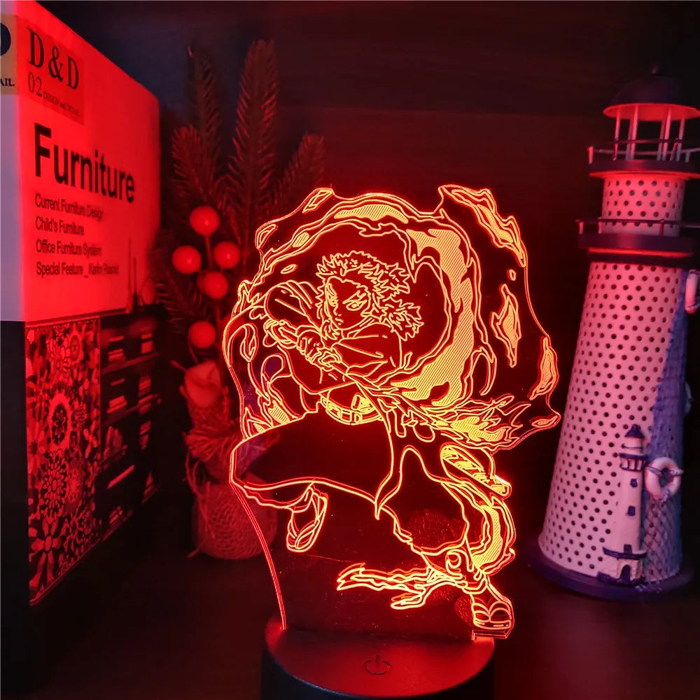 Demon Slayer Nezuko Tanjirou Zenitsu 3D Night Lights