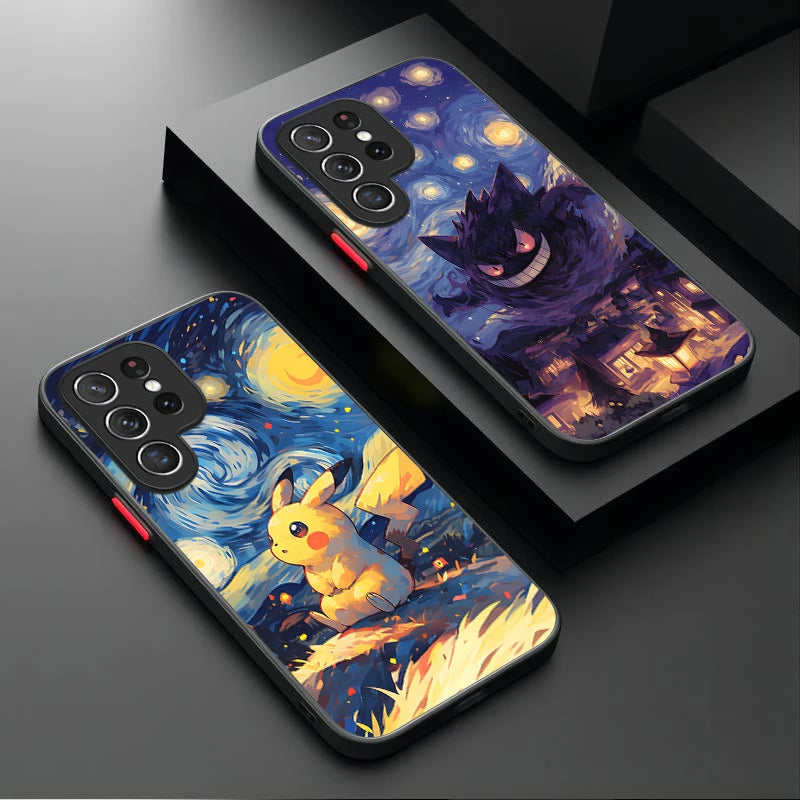 Anime Starry Sky P-Pokemon Phone Case For Samsung Galax