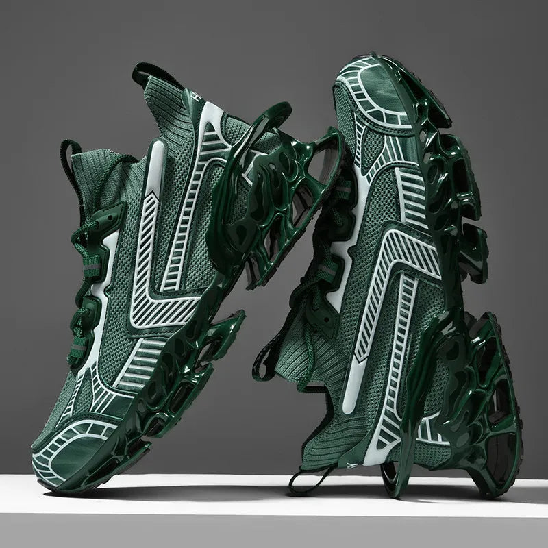 SkyBurst Sneakers: Speedcore Style