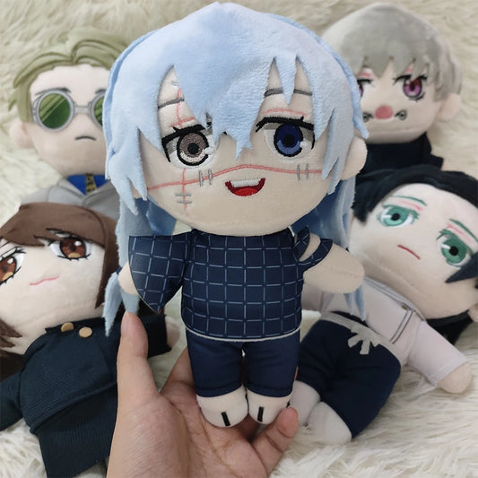 20cm Jujutsu Kaisen Mahito Plush Nanami Kento Inumaki Toge Fushiguro Toji Anime Figure Stuffed Kawaii