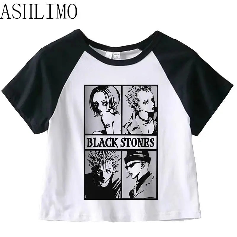 Nana Japanese Anime Summer Crop Top T Shirt