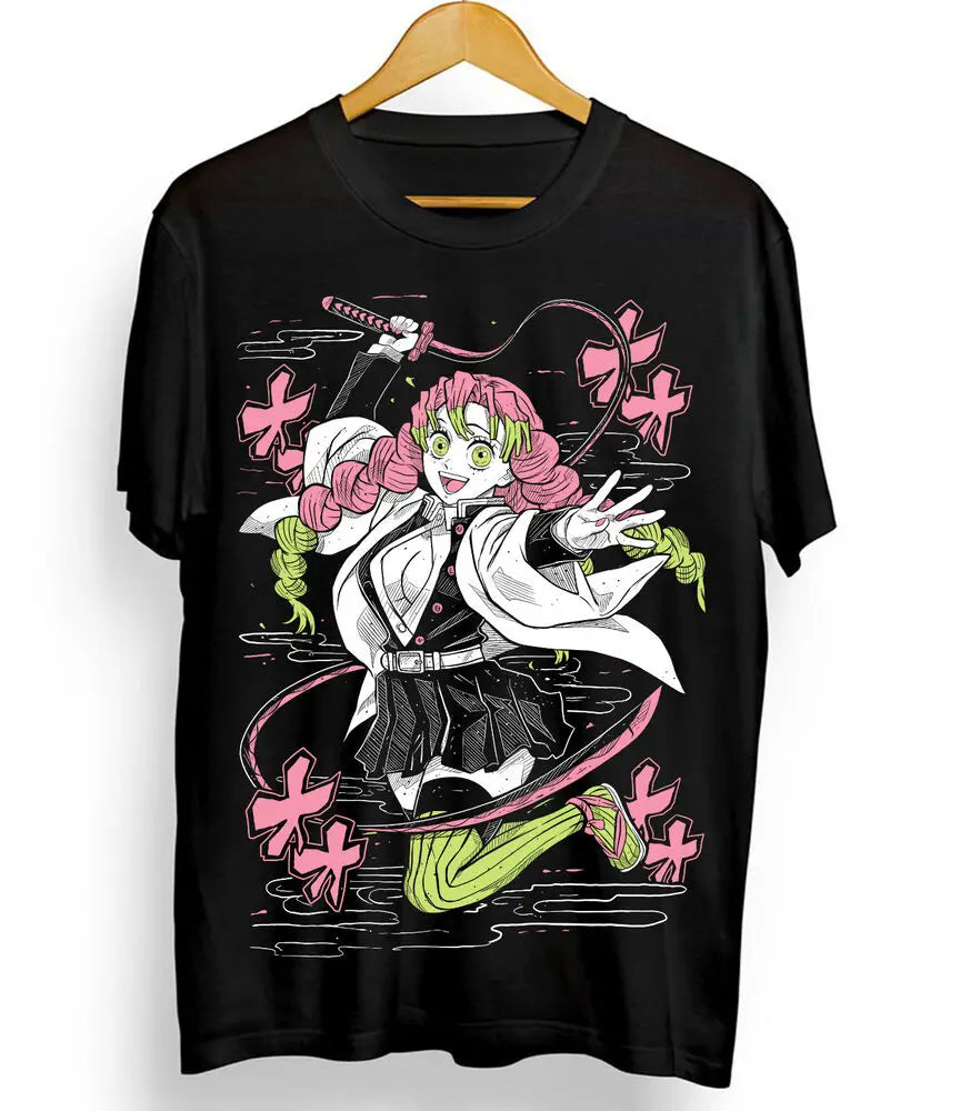 Mitsuri T-Shirt Demon Slayer Waifu Kawaii Anime Japanese