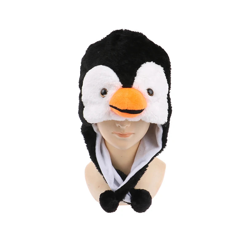 Penguin Mascot Plush Warm Hat