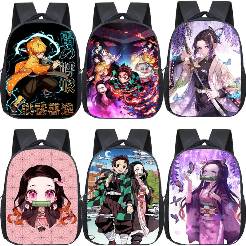 Anime Demon Slayer Backpack Kamado Nezuko Bookbag