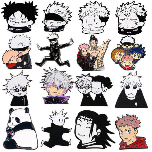 Jujutsu Manga Anime Enamel Pin Brooches