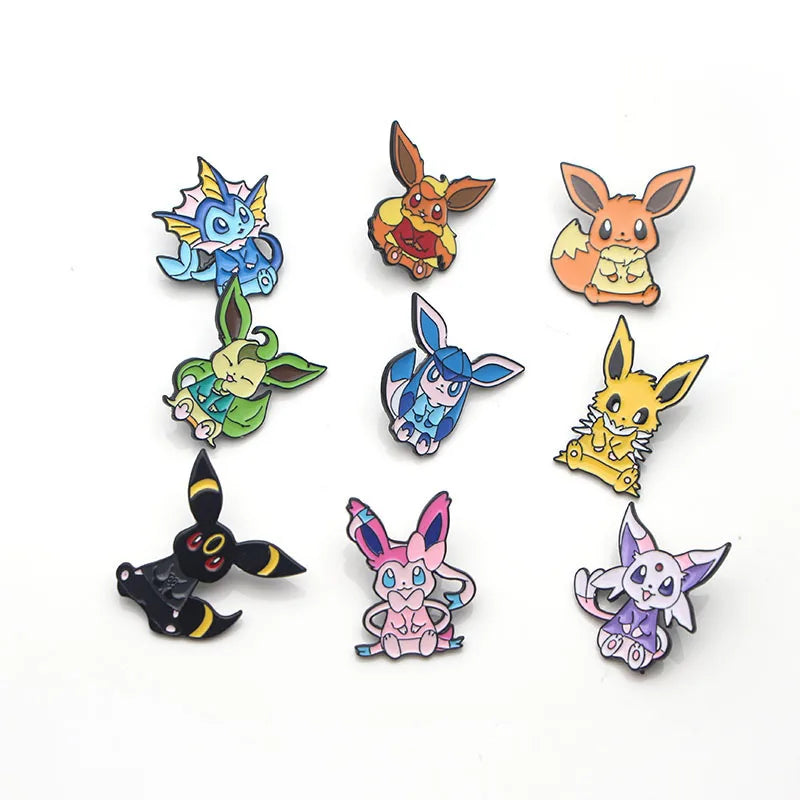 Pins Eevee Enamel Pin Monster Badges