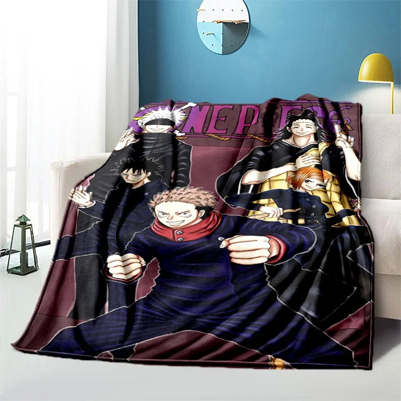 Jujutsu Kaisen Anime Plush Bed / Picnic Thin Blankets