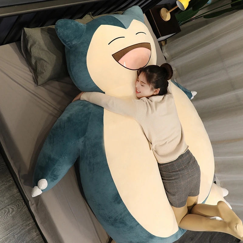 200/150cm Giant Snorlax Plush Pokemon Plush Kawaii Soft Snorlax Leather Shell Plushie NO Filling Pillow