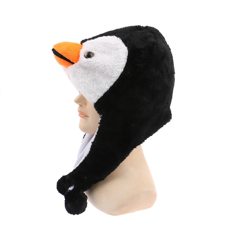 Penguin Mascot Plush Warm Hat