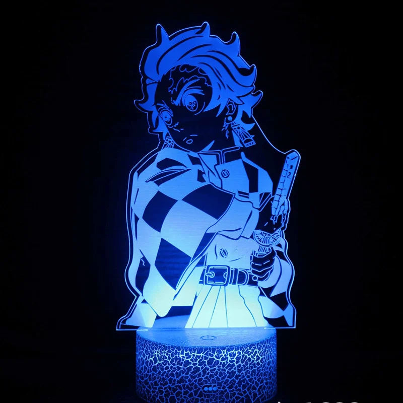 Demon Slayer Nezuko Tanjirou Zenitsu 3D Night Lights