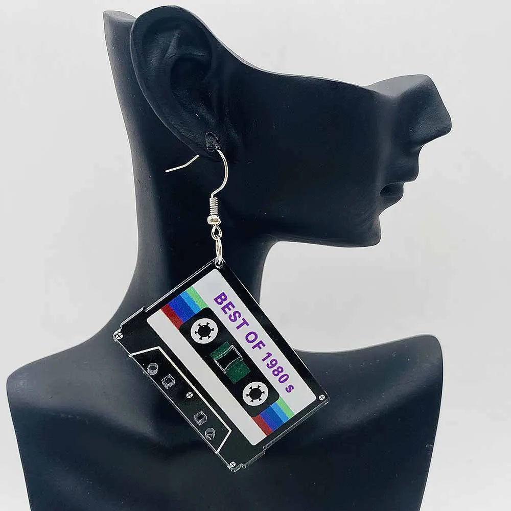 Magnetic Tape Acrylic Earrings Charms Fashion Jewelry