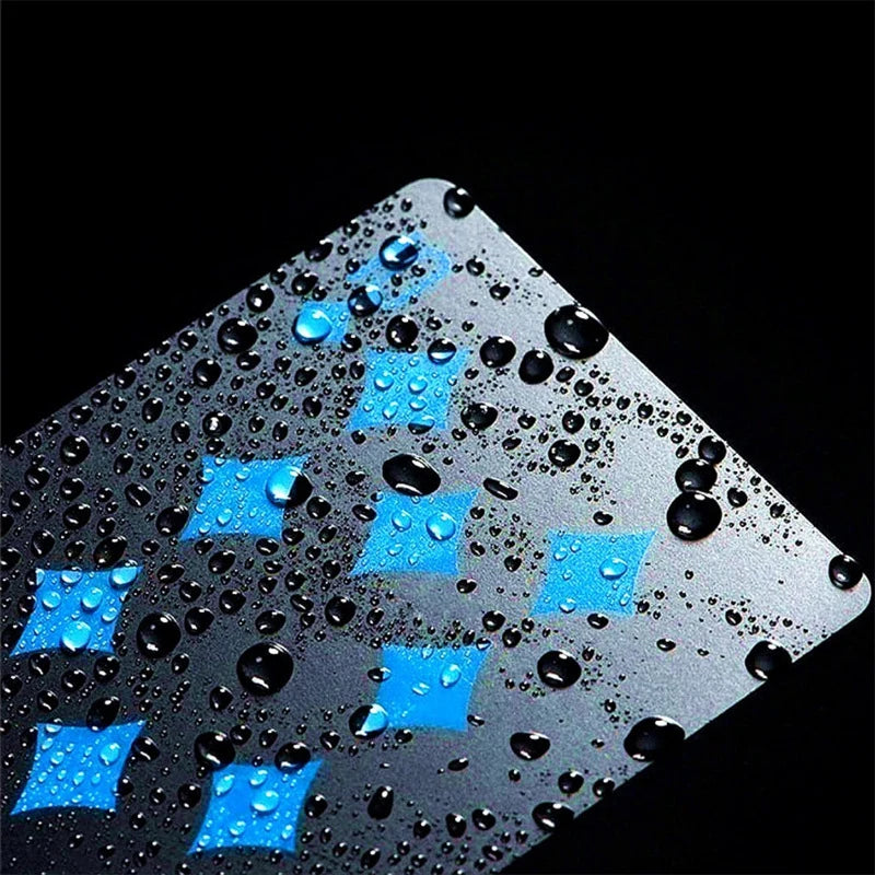 Black blue Playing Card Poker Game Deck red yellow Poker Suit Plastic Magic Waterproof Deck Of Card