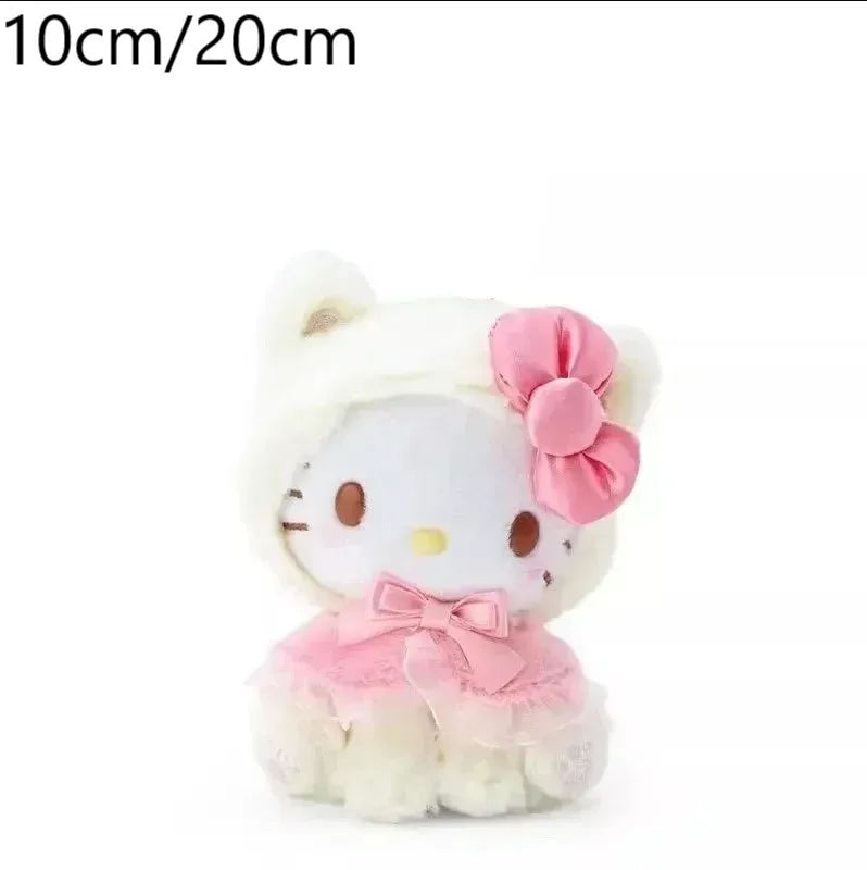 Sanrio Plush Kawaii Hello Kitty My Melody Room Decor Kuromi Plushie Cinnamoroll Doll Plush Keychain