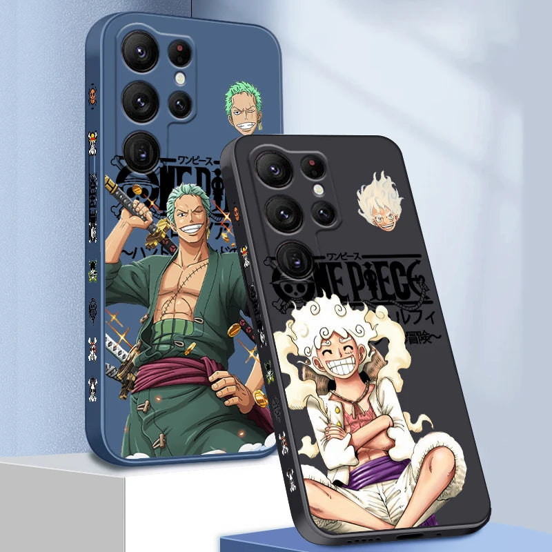 One Piece Luffy Zoro Cool Liquid Left Rope For Samsung Galaxy