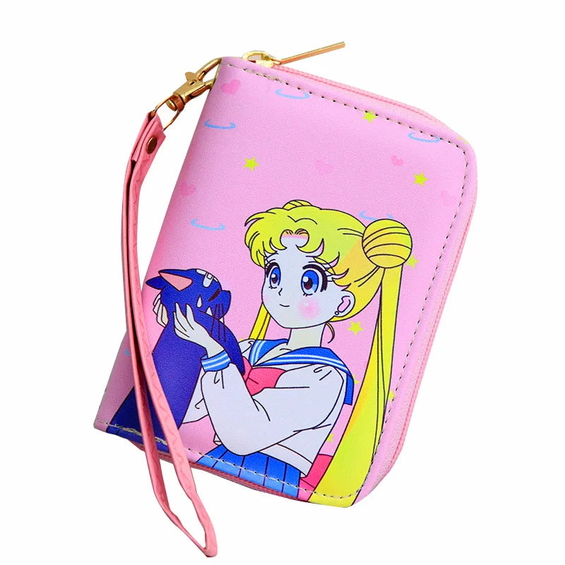 Anime Sailor Moon Purse Coin Pouch Clutch Bag