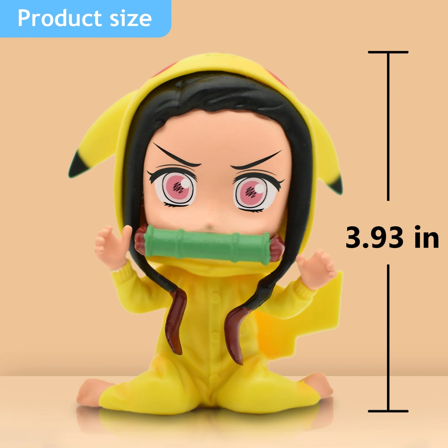 Anime Demon Slayer Action Figures Nezuko Cosplay Pikachu Anime Figure Collection Model Doll Toy 10cm