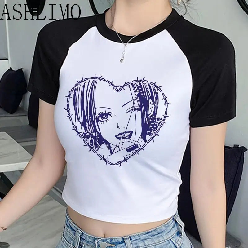 Nana Japanese Anime Summer Crop Top T Shirt