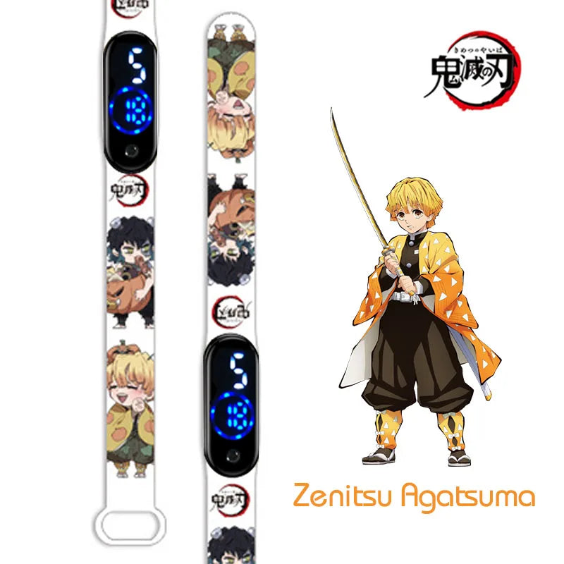 Demon Slayer Watch Band Tanjirou Nezuko Silicone Printing Strap