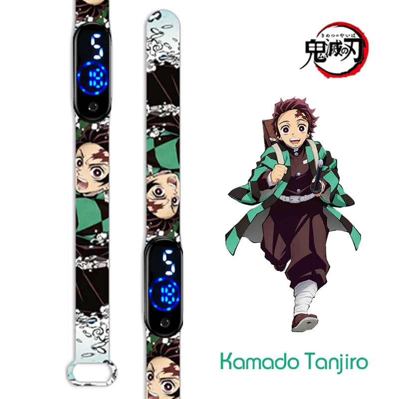 Demon Slayer Watch Band Tanjirou Nezuko Silicone Printing Strap