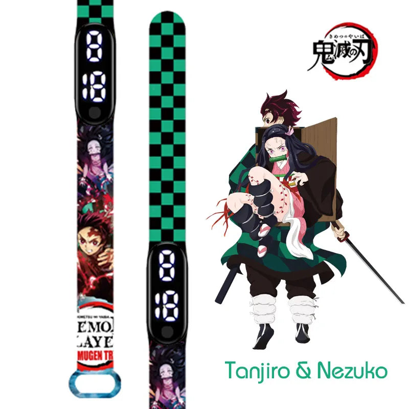 Demon Slayer Watch Band Tanjirou Nezuko Silicone Printing Strap