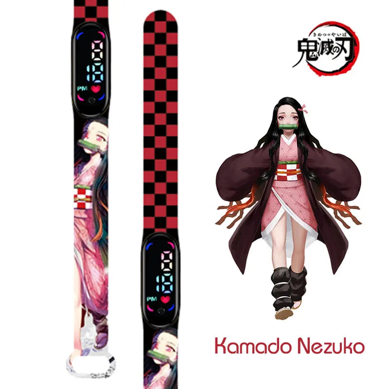 Demon Slayer Watch Band Tanjirou Nezuko Silicone Printing Strap