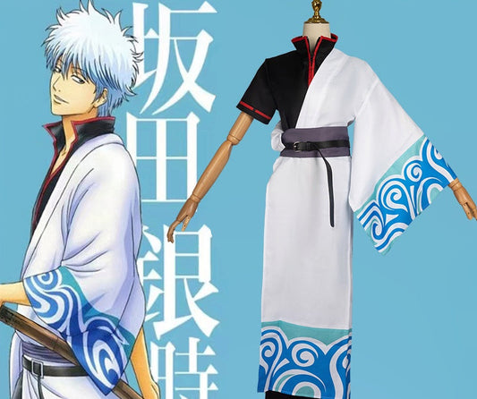 Sakata Gintoki Golden Fox Cosplay  Gintama Anime Costume for Men